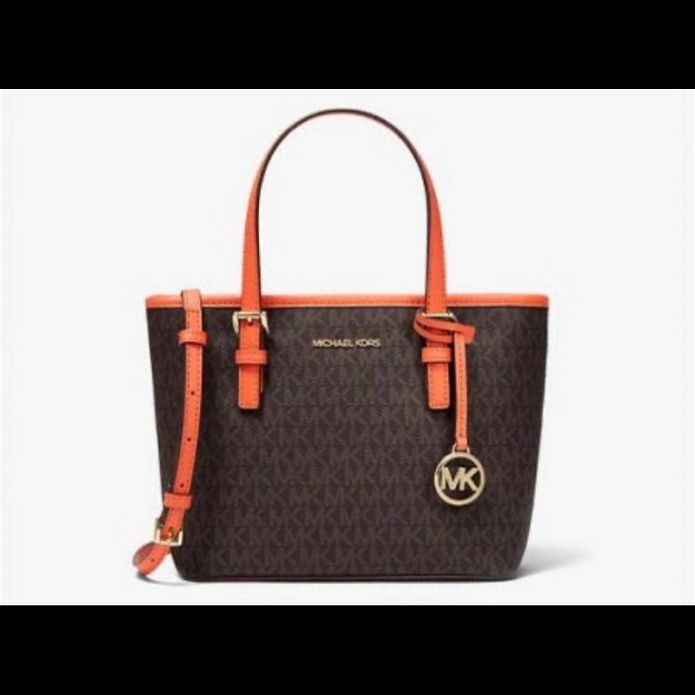 Michael Kors Jet Set Travel Leather XS Top Zip Tote